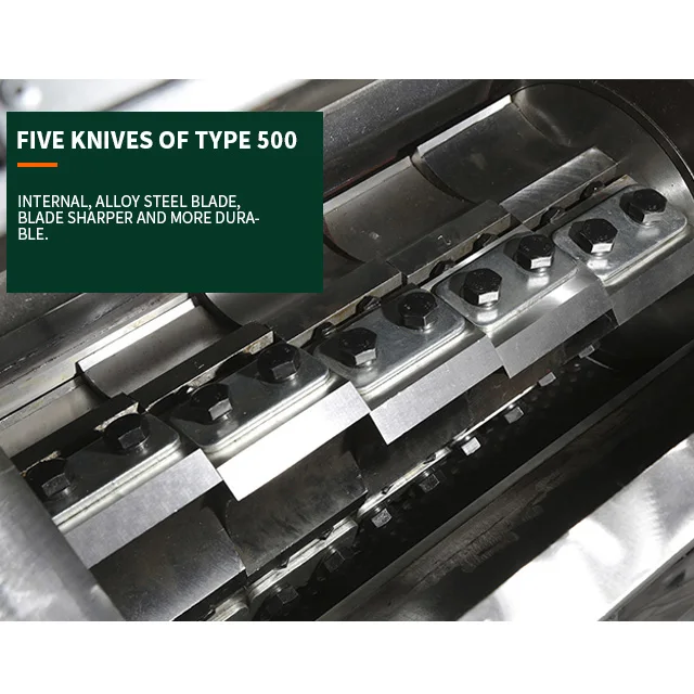 Plastic Film Shredder Flat Knife Mineral Water Bottle Crusher Plastic Crusher