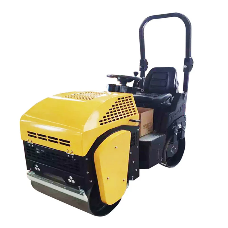 2 Tons 2000kg Weight Small Size Tandem Diesel Asphalt Vibratory Road Roller Compactor for Sale
