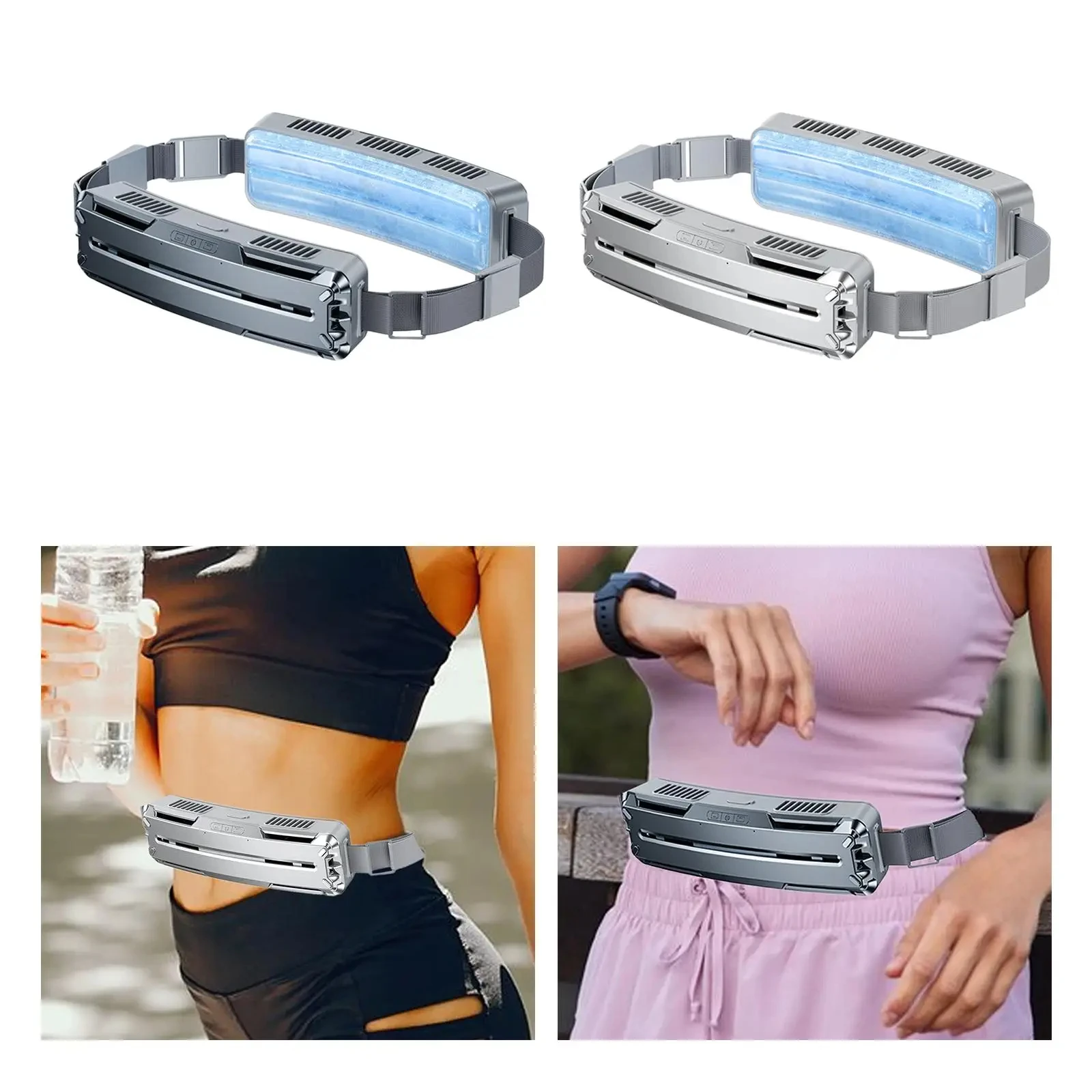 5000mAh Hanging Neck/Waist Fan USB Mini Portable Rechargeable Fan For Outdoor Camping Hiking Climbing Running Sports