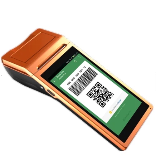 8.1 Android system 58mm Industrial PDA 3G/4G LTE Portable Rugged IP65 Terminal Printer