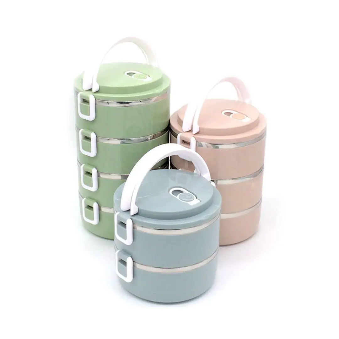 Factory directly macaron color multilayer double wall insulated stainless steel lunch box