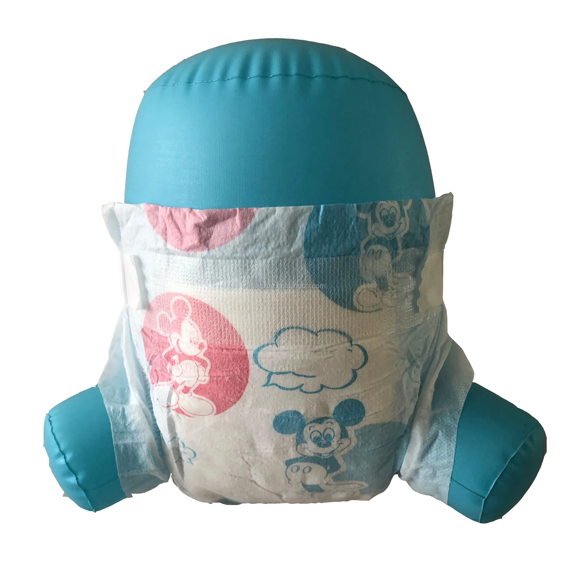 high quality and nice price elastic pampering waistband disposable  baby diaper  making factory in China