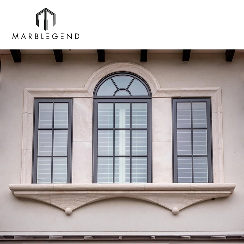 House Exterior Natural Stone Window Frame Mouldings Window Surround
