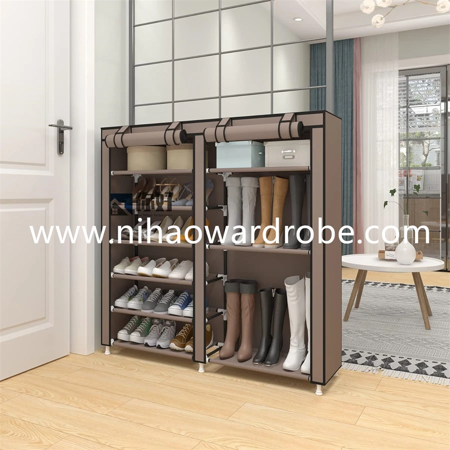 Shoe Racks Front Shoe Racks Side Open Rectangular Metal Stackable Storage Shoe Rack Box