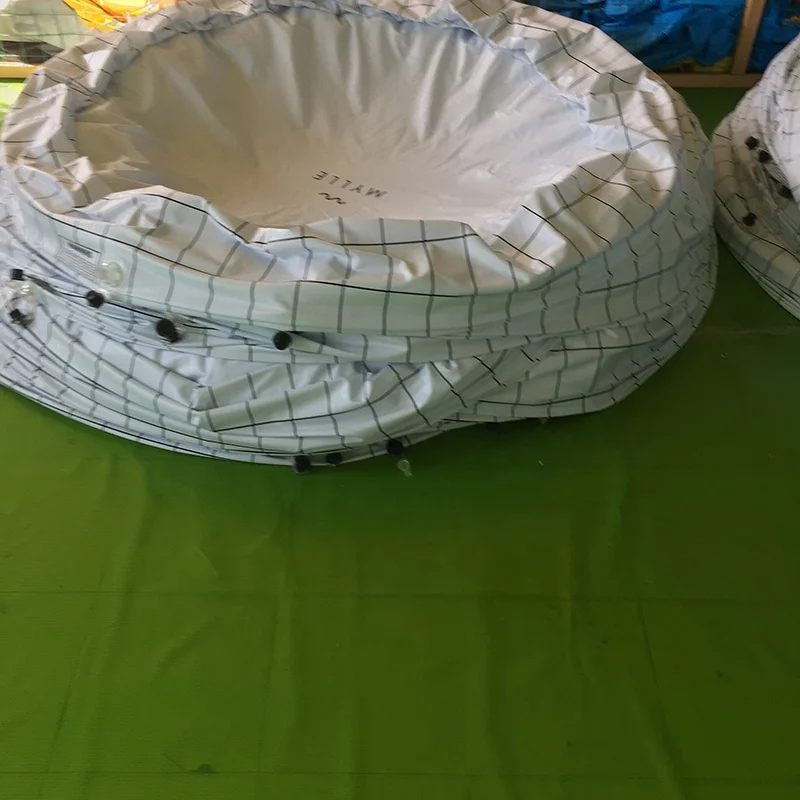 2 rings PVC inflatable kiddie pool