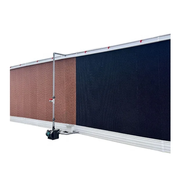 High quality PVC frame cellulose paper honeycomb evaporative cooling pad for poultry greenhouse air cooling system
