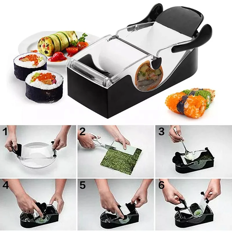 Factory Top Seller Kitchen Accessories DIY Sushi Roller Equipment Magic Roll Sushi Maker Sushi Roller