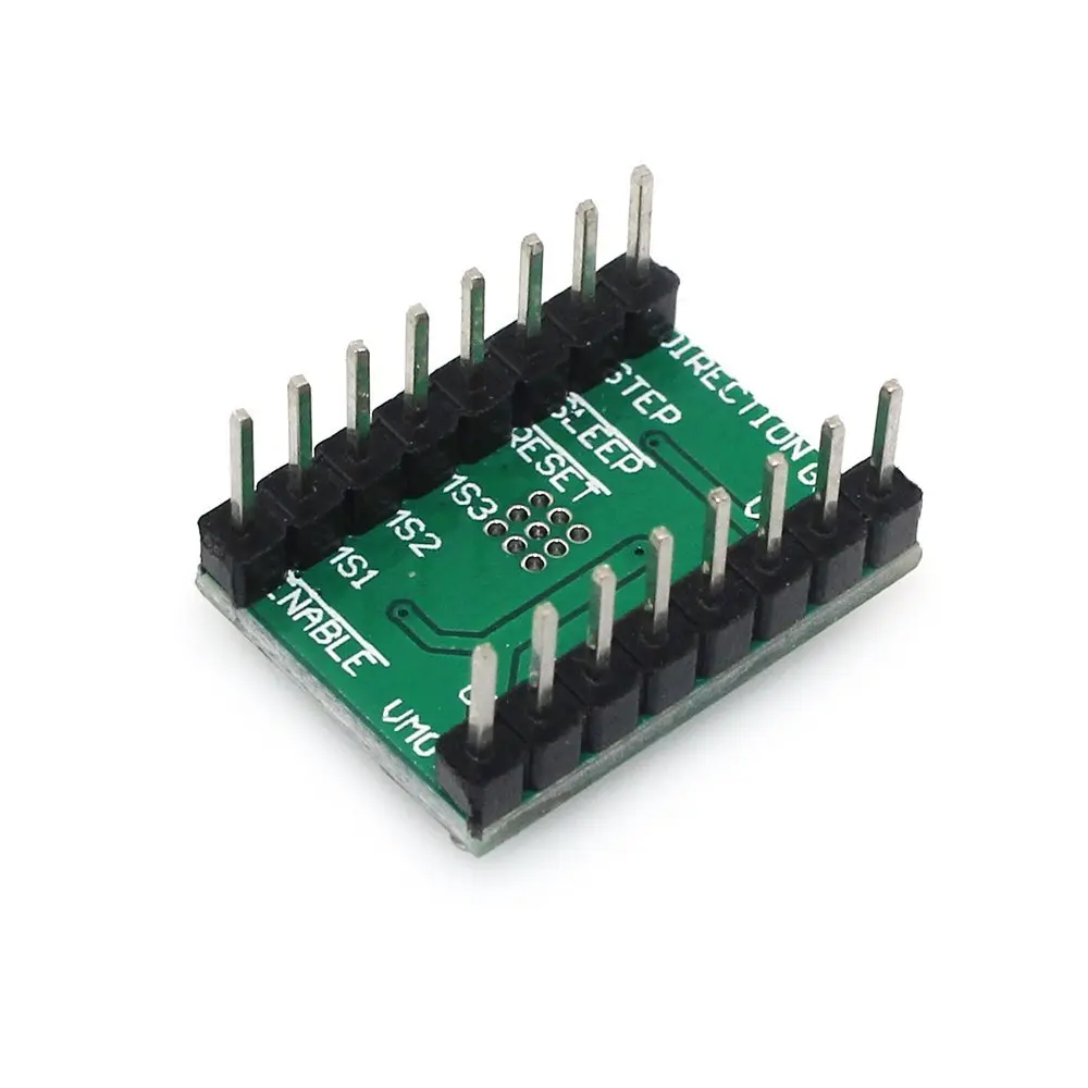 3D Printer Parts StepStick A4988 Stepper Motor Driver With Heat sink Carrier Reprap RAMPS 1.4 Green Board