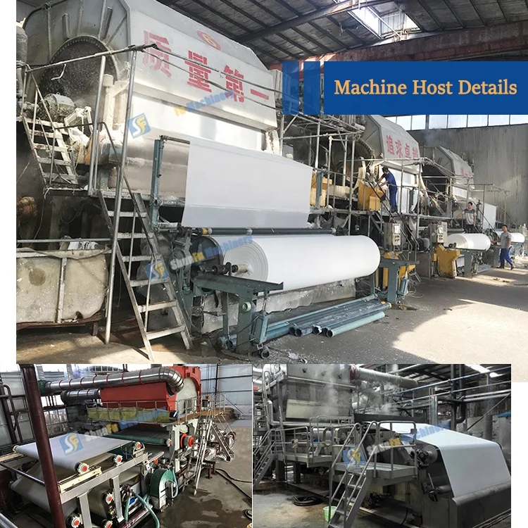 full automatic small roll towel napkin facial tissue toilet paper manufacturing / making machine price