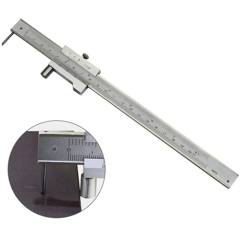 0-200mm Carbide Scriber needle Parallel Marking Gauging Ruler Measuring Instrument Tool Marking Vernier Caliper