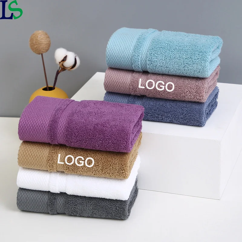 Customized Private Brand 5 Star Hotel Wash Cloth Cotton Small Square Towels Spa Bathroom Pure Cotton Towel