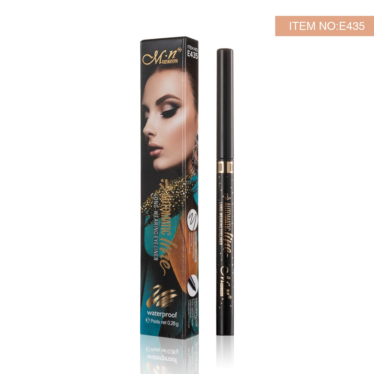 MENOW Waterproof Gel Eyeliner Kajal  Pencil Twisted Gel Eyeliner Pencil Long Lasting Soft  Black Brown White Eyeliner