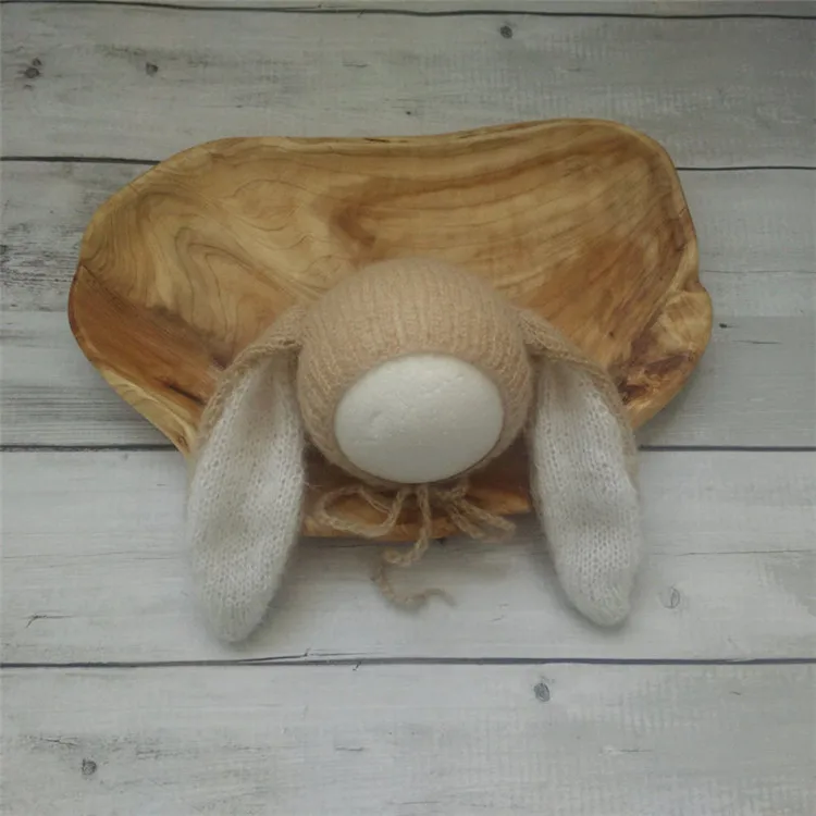 Baby bunny hat photography props,Angola mohair super big ear hat for baby photography props