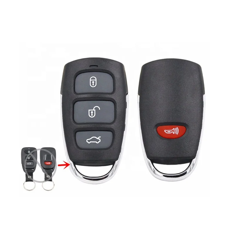 High-Quality 3+1button smart  remote car key shell case for  Elantra  Sonata  i10 Sorento Cerato Forte Spectra Optima   Auto Key