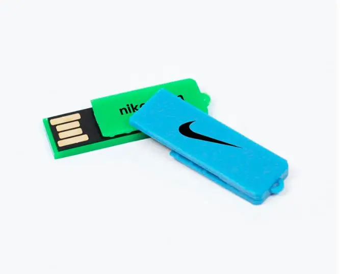 Promotional Plastic paper clip shaped USB Flash Drive With Your custom Logo