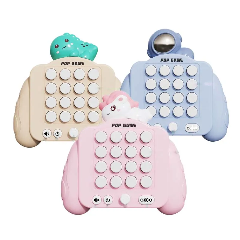 Fast Push Game Light Up Pop Fidget Toys,Its Electronic Handheld Game for Kids Teens Adults,Youth Quick Push Buttons Game pad
