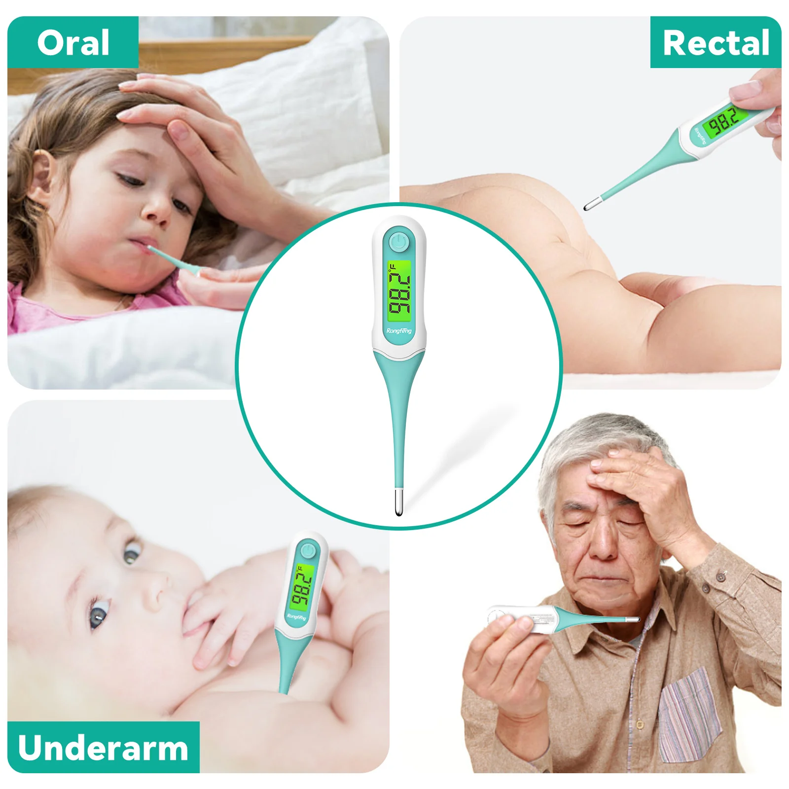 Wholesales Professional Production High Accuracy Household Body Temperature Flexible Lcd Pen Type Clinical Digital Thermometer
