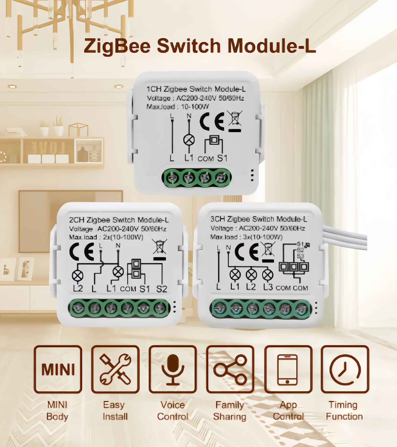 1/2 Gang Tuya smart ZIGBEE диммер модуль беспроводной пульт дистанционного управления выключатель реле домашний автоматический голос Alexa