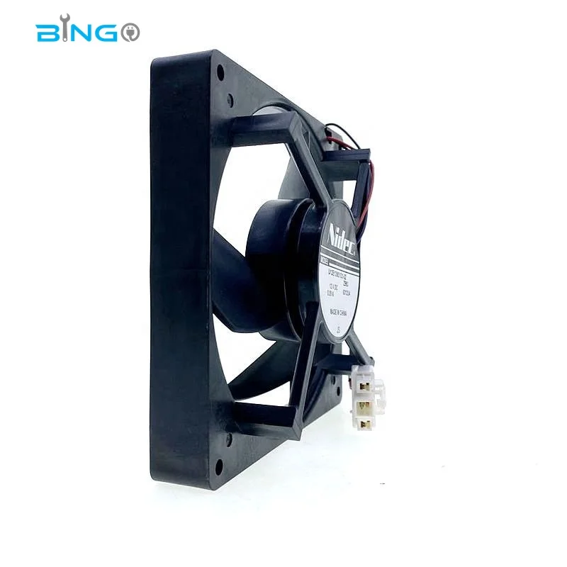 Original Nidec Motor 12v Dc 0.09A Refrigerator Condenser Cooling  Fridge Fan Brushless