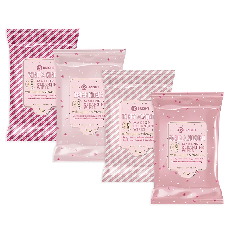 30 Pcs Daily Oil makeup remover wipes organic makeup brush cleansing wipes travel makeup wipes