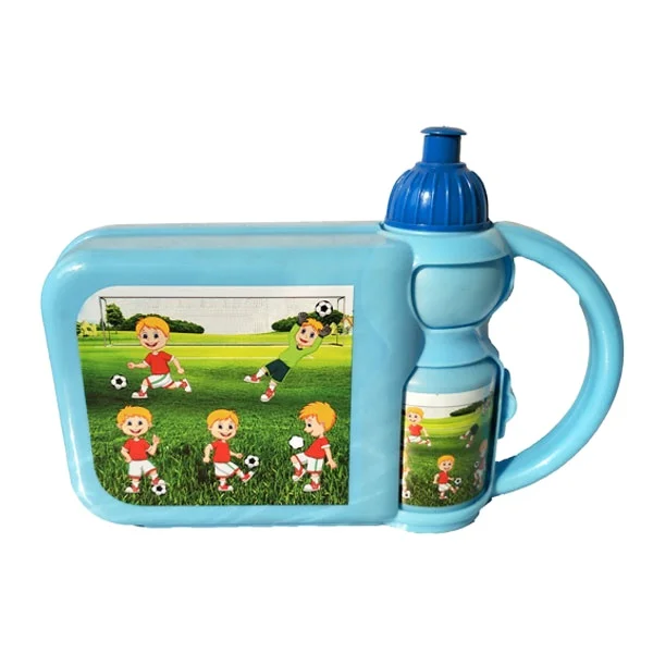 Lunch Box,Rectangle Popular Plastic Lunch Box Bento with Water Bottle For Kids, High Quality Lunch Boxes
