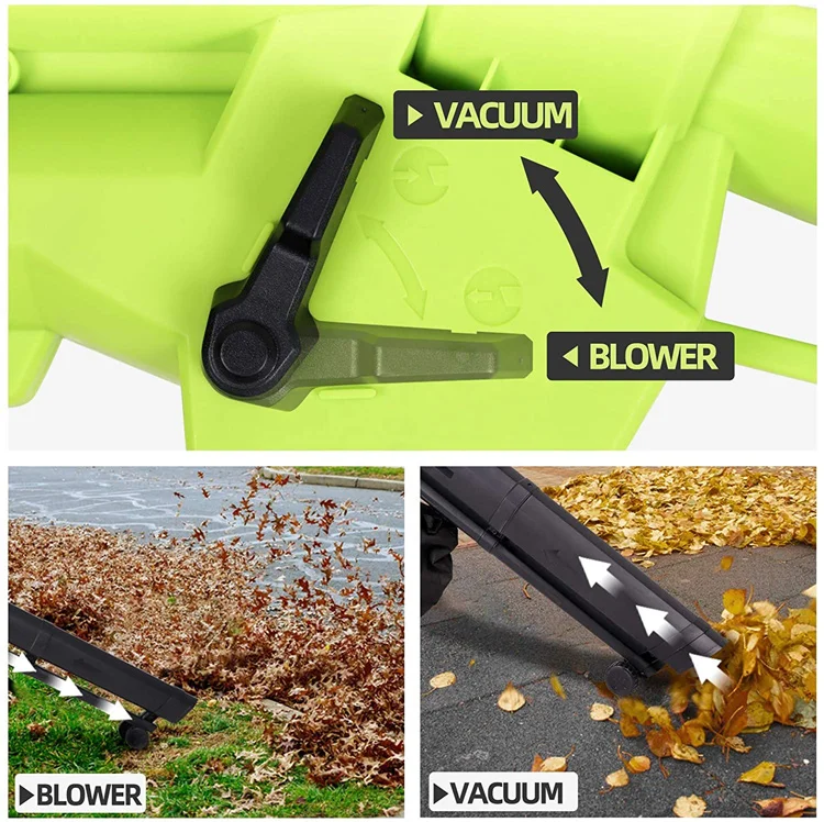 3000W Leaf Blower and vacuum Electric Handheld Blower Garden Leaves Grass Cuttings
