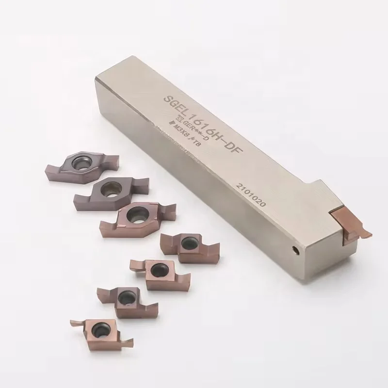 6GR 7GR 8GR 9GR Inside Groove Carbide Turning Inserts 7GR 8GR 9GR 100/150/200/250/300 for Grooving Turning Tools SNGR