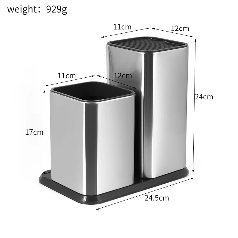 Универсальная Подставка для хранения посуды многофункциональный держатель ножей из нержавеющей стали блок кухонной