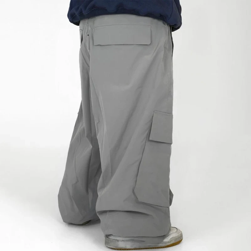 2024 Men Snowboarding Skiing Baggy Pants Warm Loose Skying Ski Trousers Winter Outdoor Waterproof Man Snowboard Pants Clothes