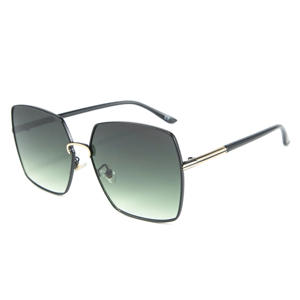 2024 BLONGU Shades Fashion Women Men Newest Gradient Lens Glasses Oversize Big Fame Fashion Sunglasses