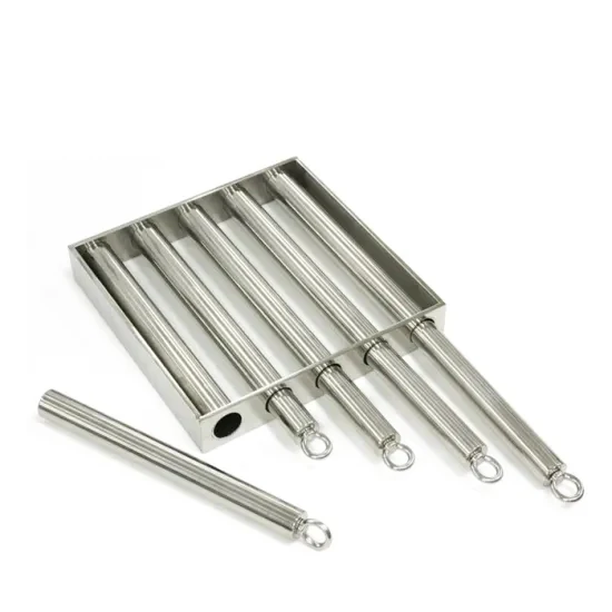Customized 1000 Gauss 12000 Gauss Magnetic Grates Filters Strong Neodymium Magnetic Rod