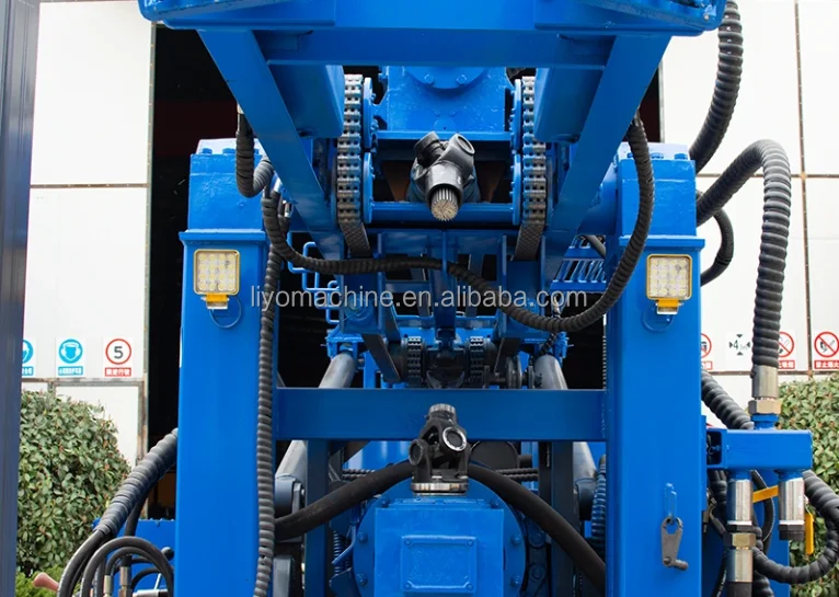 Deep 1000m JDL-5 crawler type hard rock hydraul rig drill blast hole drilling machines makita