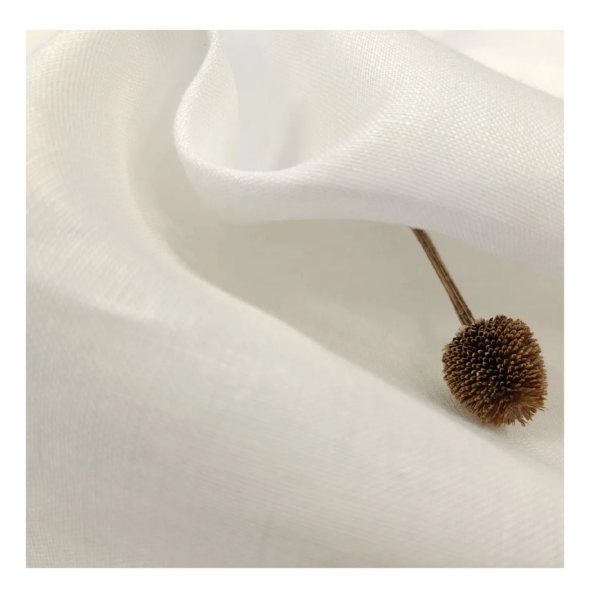 Linen Supplier Hot sale 100% Flax linen fabric French PFD fabric for home textile pure linen fabric