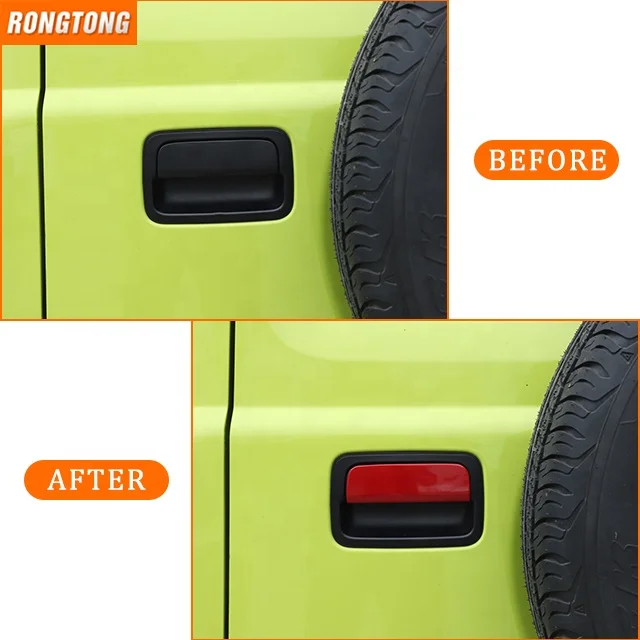 New Exterior Accessories ABS Car Rear Door Handle Cover Trim for Suzuki Jimny 2019+