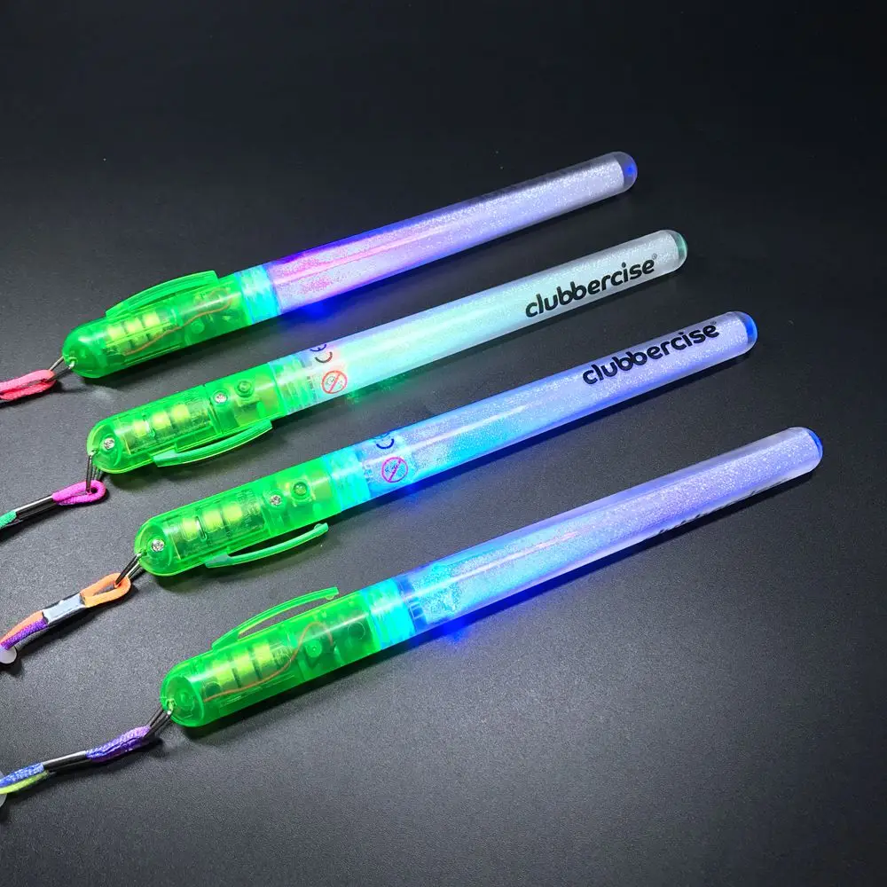 Factory wholesale concert colorful glowing stick led plastic glowing stick