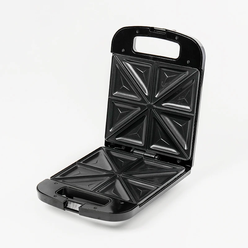 factory wholesale 800w non stick coated plate Commercial Sandwich Maker-4 SLlice Electric Grill Sandwich
