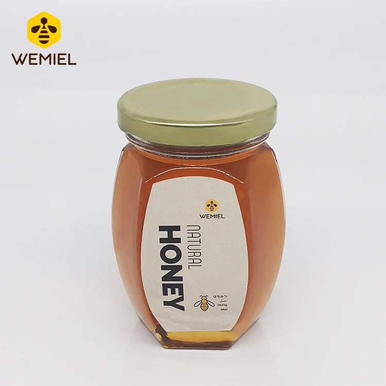 500 г халяльный Янтарный свежий натуральный сырой многоцветный пчелиный мед