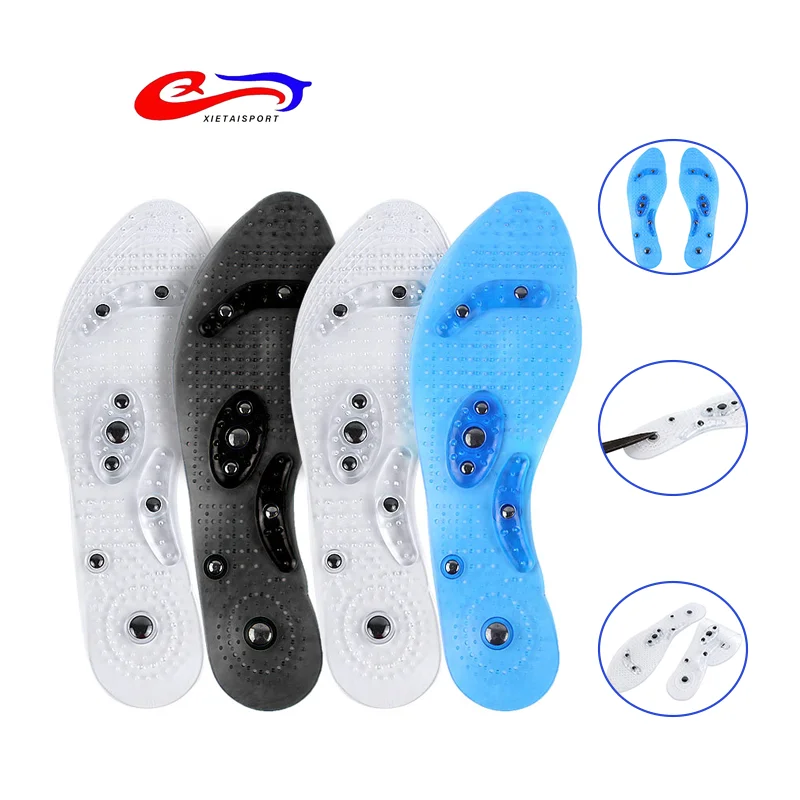 China Manufacturer Best Selling Unisex Magnetic Therapy Shoe Insoles With 18 Magnets