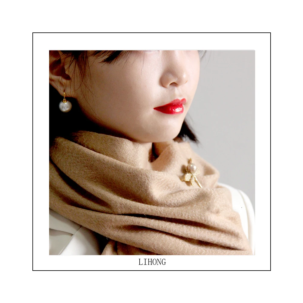 made in china Wholesale high quality designer scarf 100% pure cashmere plain cashmere scarf