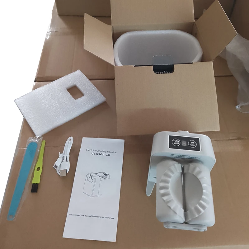 Pelmeni Ravioli Dolce South Korea Dumpling wrapper Small Plastic Electric Automatic Dumpling Maker For Home