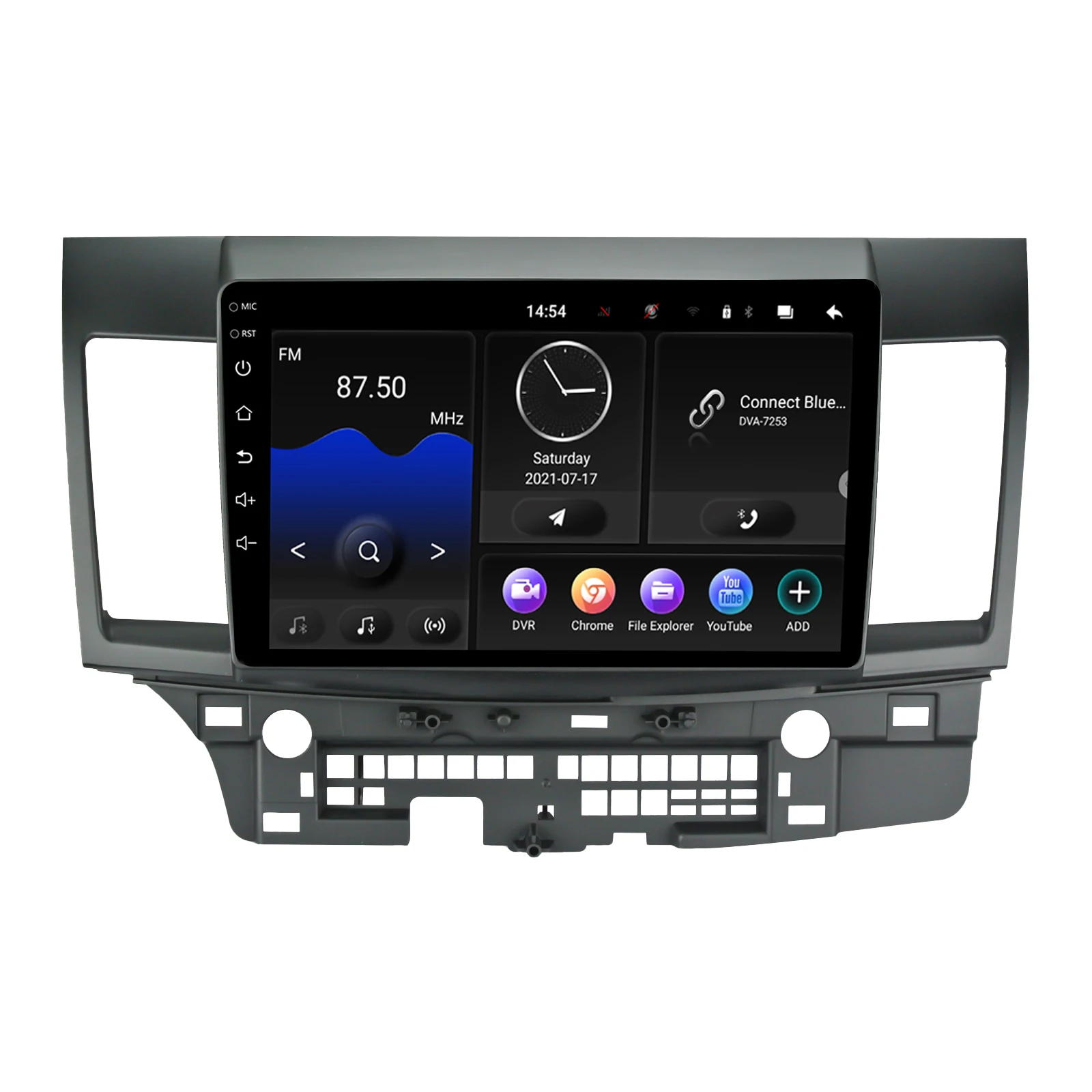 Android DVD Player 10 inch support FM/USB car stereo radio For Mitsubishi Ralliart Lancer EVO X 2008-2017 Android 10.1 stereo