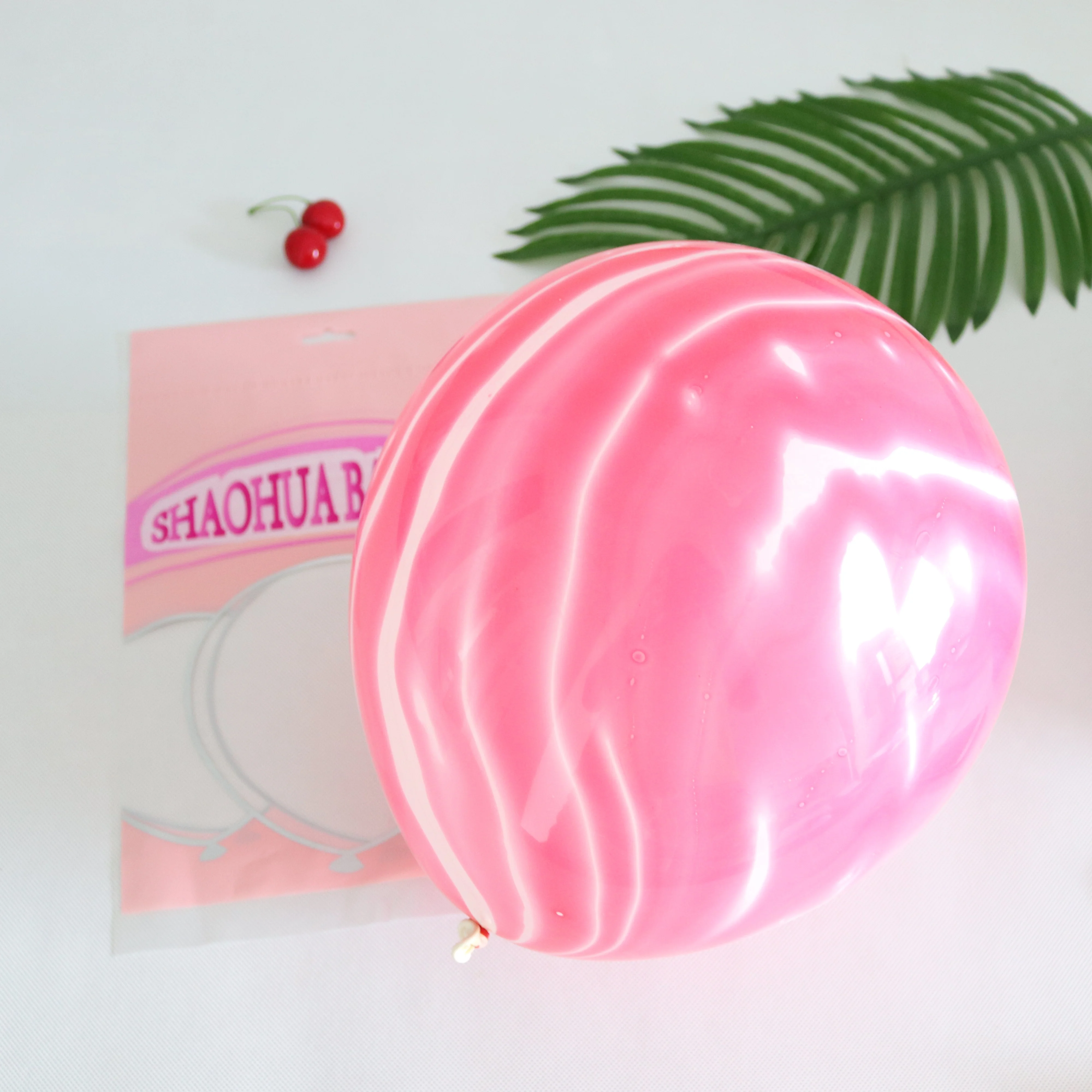 High quality cheap party decoration 4 colorful printed balloon marble balloon beautiful party balloon cloud