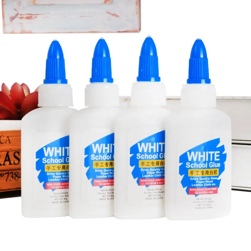 2022 Best Selling Washable 40ml white school glue for craft slime glue