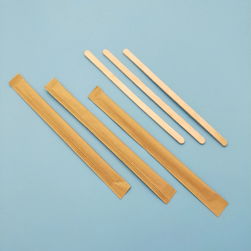 Biodegradable Coffee Cutlery Coffe Stirrer Wooden Spoons For Mixing