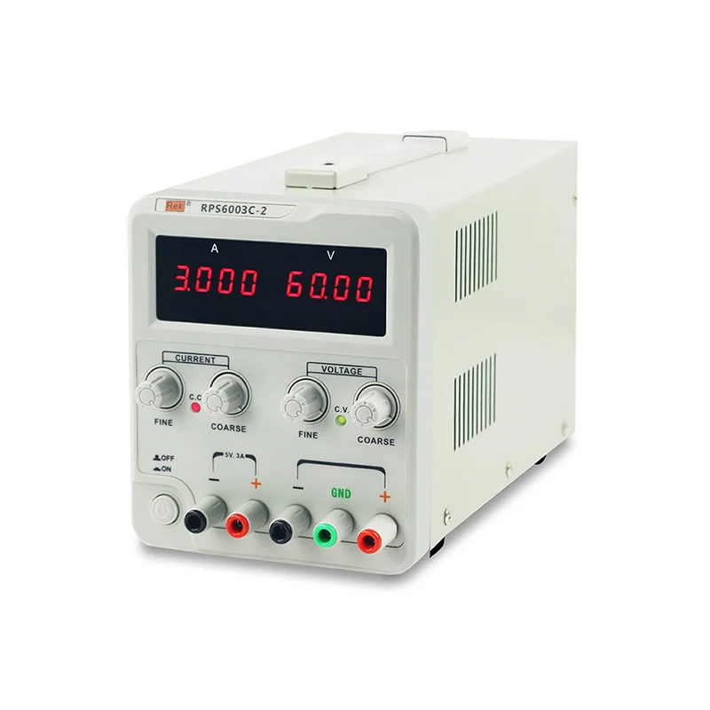 REK RPS6003C-2 linear 4 digital display regulated variable ac DC bench power supply adjustable 60V 3A repairing