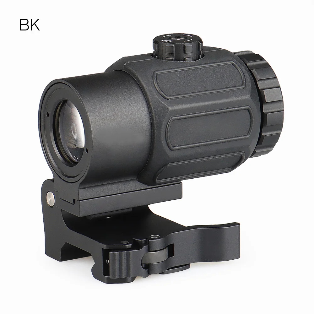 GZ1-0410BK tactical equipment hunting scopes accessories 3X magnifier scope with QD bracket 21mm mount