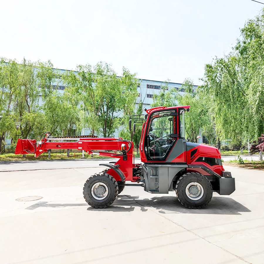 Taian Brand Telescopic Wheel Loader Articulated Mini Front End Wheel Loader TL1500