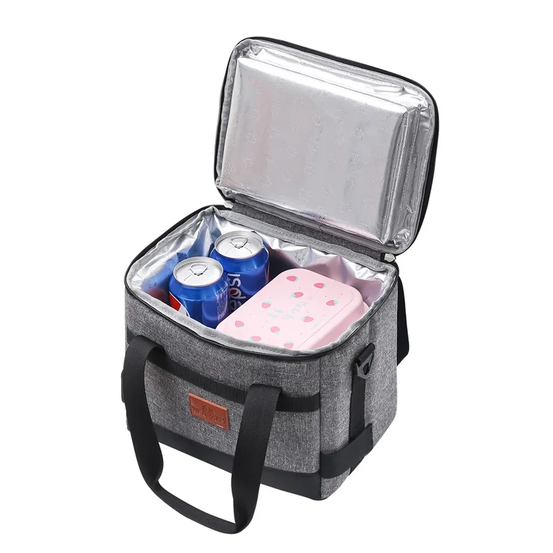 Hot Selling 10L Oxford Cloth Insulated Thermal Cooler Bag Portable Tote Picnic Lunch Cooler Bag Box for Beach Office Work