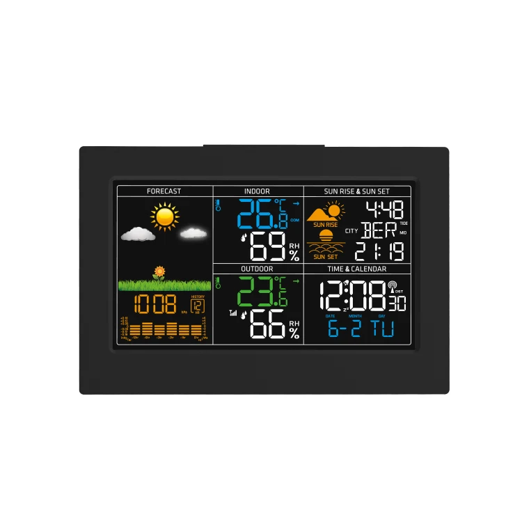 EWETIME Digital FM Radio With Dual Alarm Buzzer Snooze Sleep Timer LCD Time Display Home Desk alarm clock