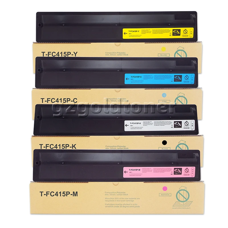 Совместимость T-FC415P-K C M Y Япония порошок для электростатической печати TOSHIBA e-STUDIO 3015ac 3515ac 4515ac 5015ac цвет копир